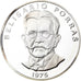 Panama, 5 Balboas, Belisario Porras, 1975, Franklin Mint, Proof, Silver