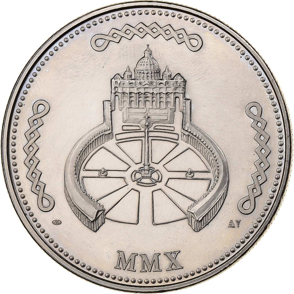 Frankreich, Medaille, Benoit XVI, 2010, Utrecht, Kupfer-Nickel, Pattern, VZ+