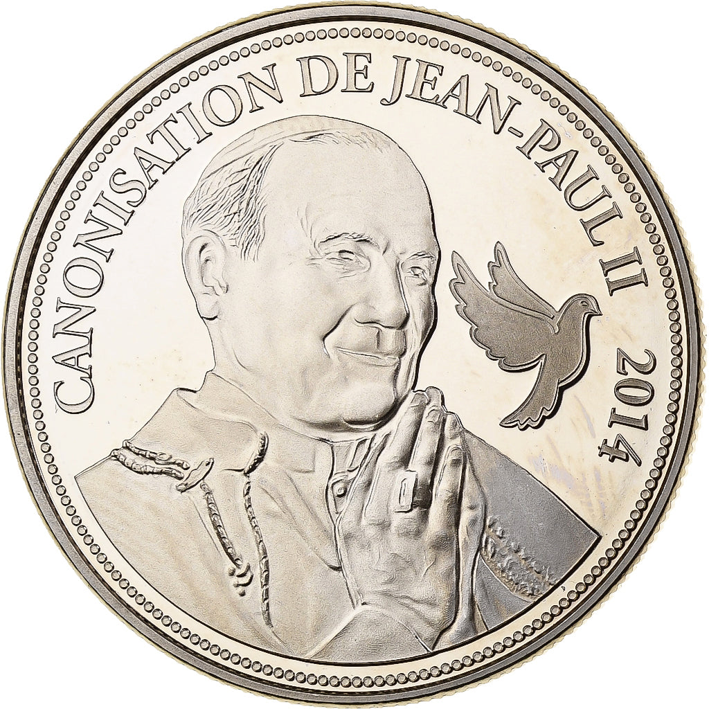 Frankreich, Medaille, Canonisation de Jean Paul II, 2014, Utrecht