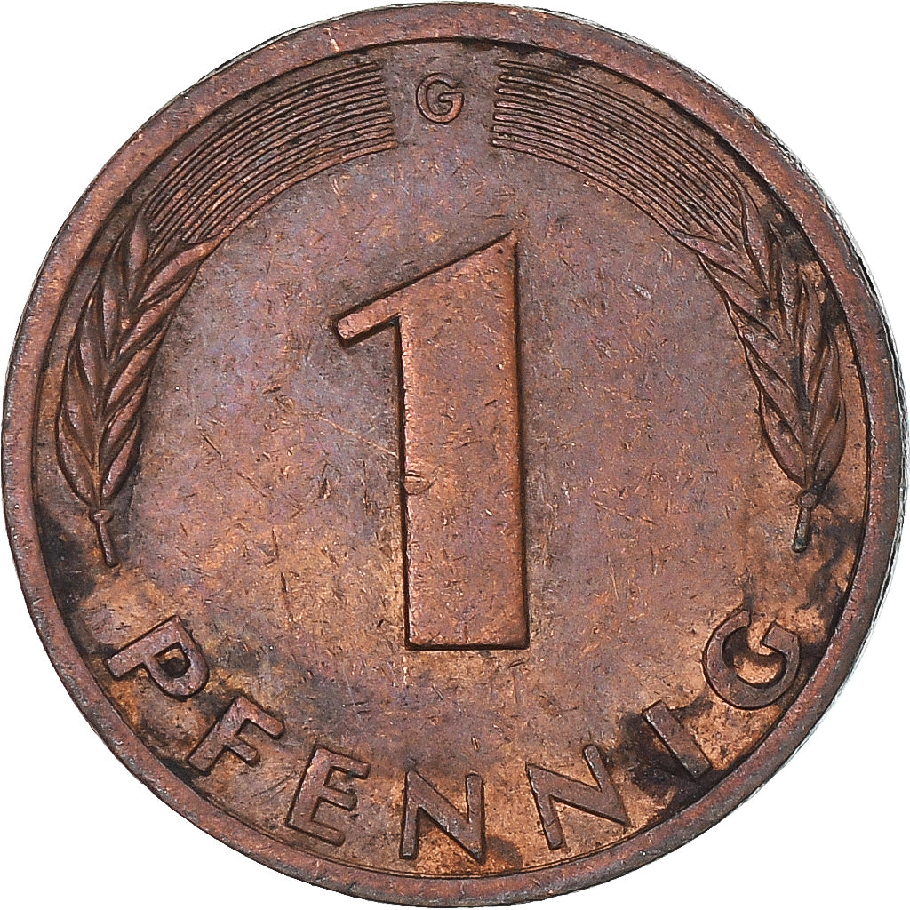 Monnaie, Allemagne, Pfennig, 1980