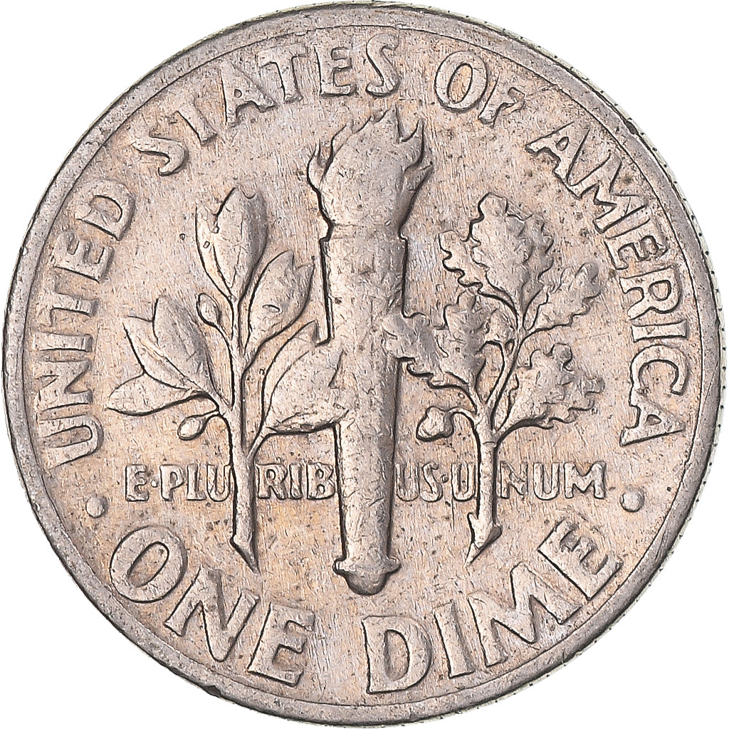 Moeda, Estados Unidos da América, Dime, 1968