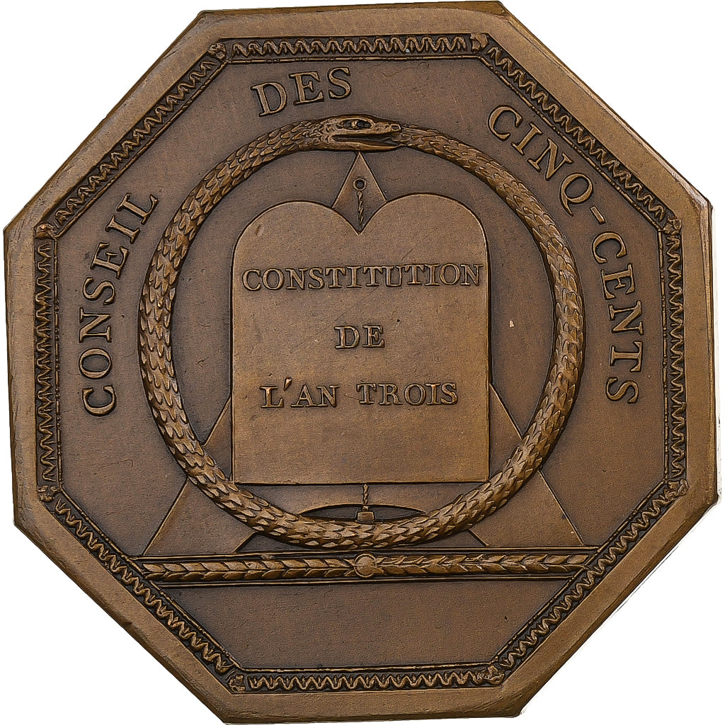 France, Medal, Conseil des Cinq Cents, Représentant du Peuple, MDP, Bronze