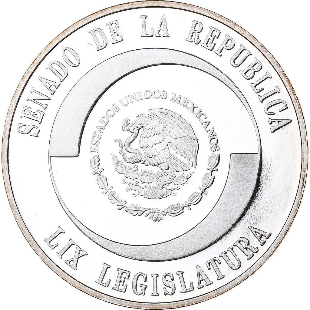 Mexico, Medal, Senado de la Republica, Mexico, Silver, Proof, MS(65-70)