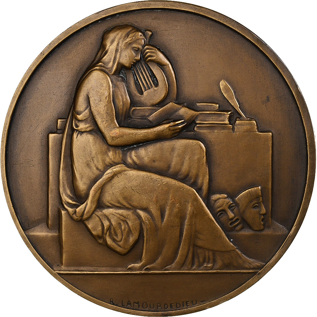 Francia, medalla, Victor Hugo, MDP, Bronce, Lamourdedieu, MBC+