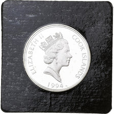 Cookinseln, Elizabeth II, 10 Dollars, Captain James Cook, 1994, Franklin Mint