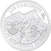 Suisse, Médaille, Helvetia, Les montagnes suisses, les Diablerets, Argent, FDC