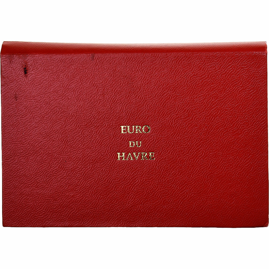 Francia, Coffret 1 et 3 Euro du Havre, Pont de Normandie, BU, 1996, Sin