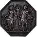 France, Medal, Chambre de Commerce de Caen, 1848, Silver, Pingret, EF(40-45)