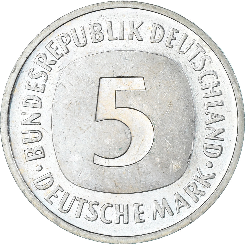 Coin, Germany, 5 Mark, 1989