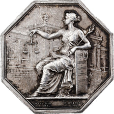 France, Jeton, Avoués près, le Tribunal civil du Havre, 1894, Argent, TTB+