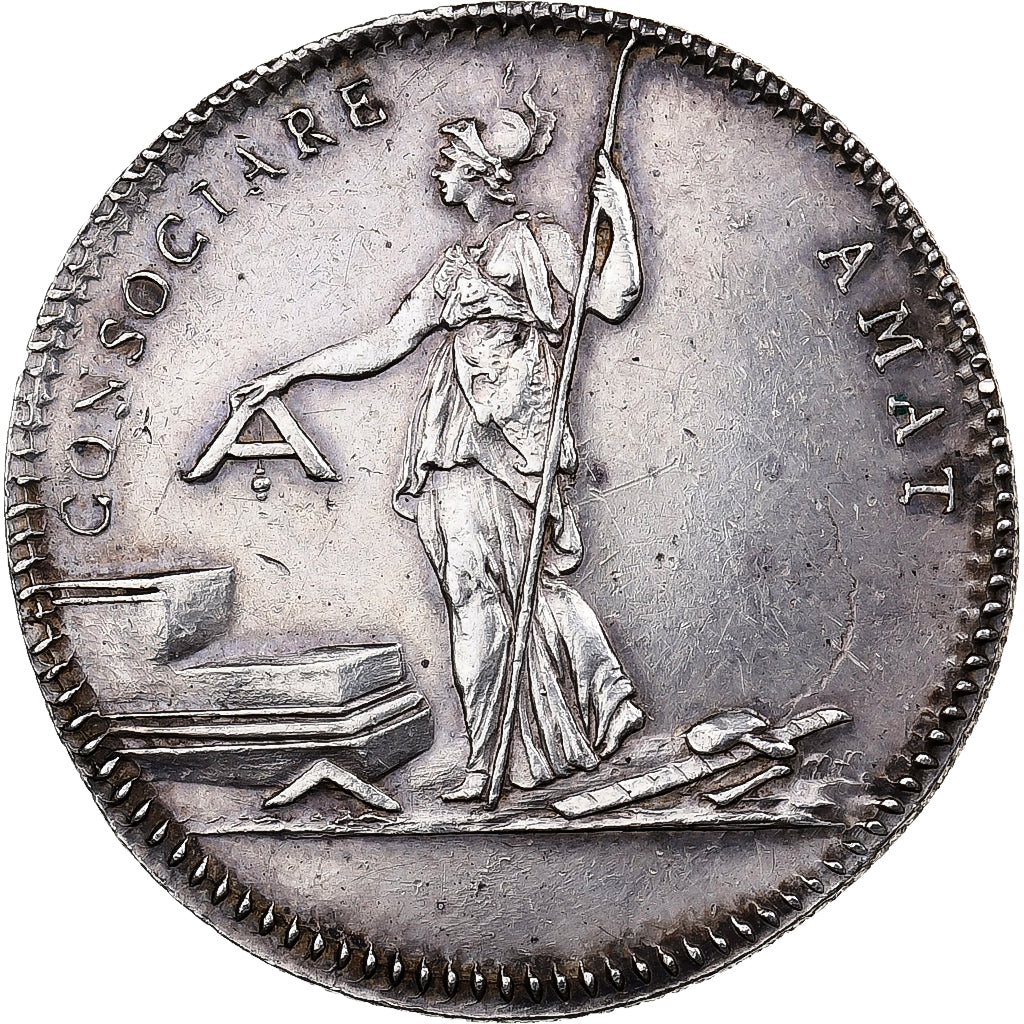 France, Token, Liberté Égalité, Silver, Bernier, EF(40-45)