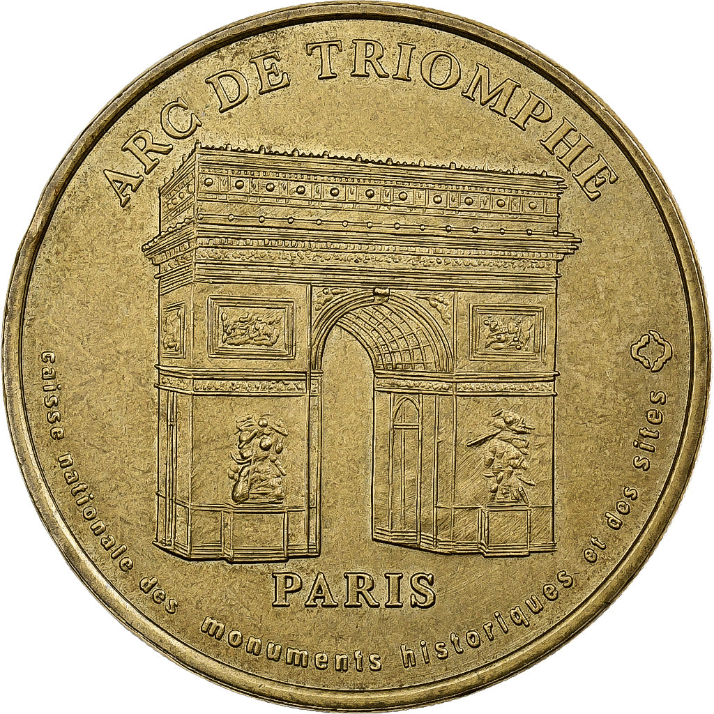 Frankreich, Medaille, L'Arc de Triomphe, 1998, MDP, Copper-nickel Aluminium, VZ+