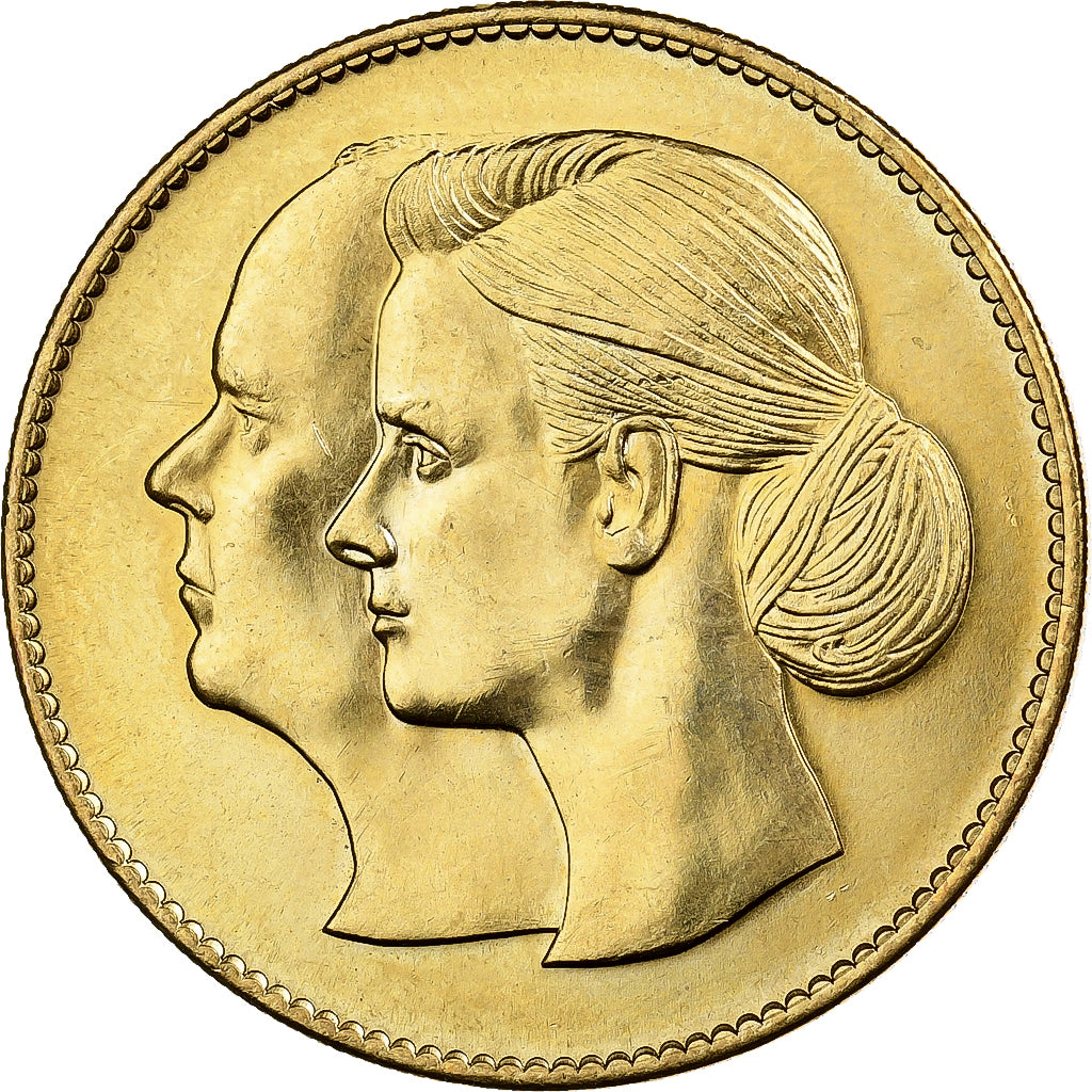 Monaco, medaglia, Mariage Princier, Albert et Charlène, 2011, Ottone, SPL