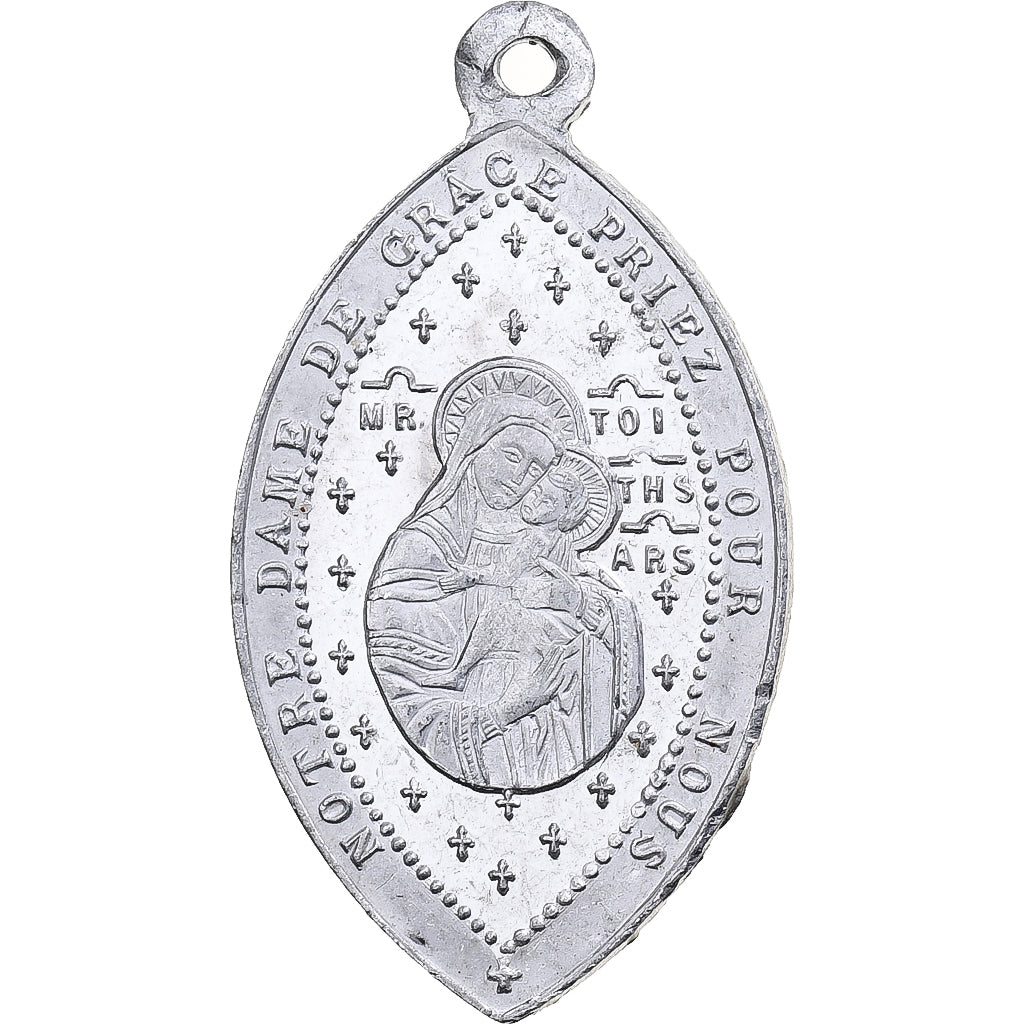 France, Medal, Pèlerinage du Diocèse de Cambrai, Aluminium, AU(55-58)