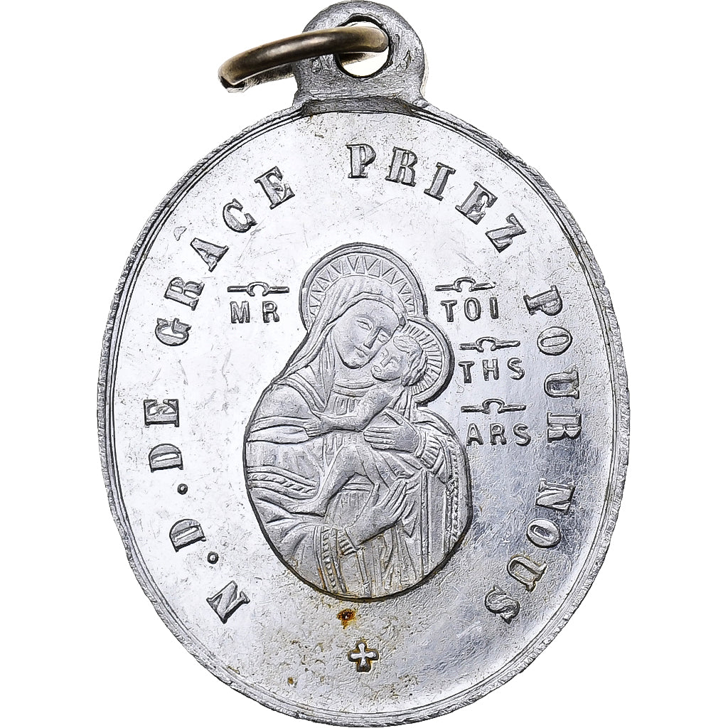 Francia, medalla, Couronnement Notre-Dame de Grâce, 1894, Aluminio, EBC