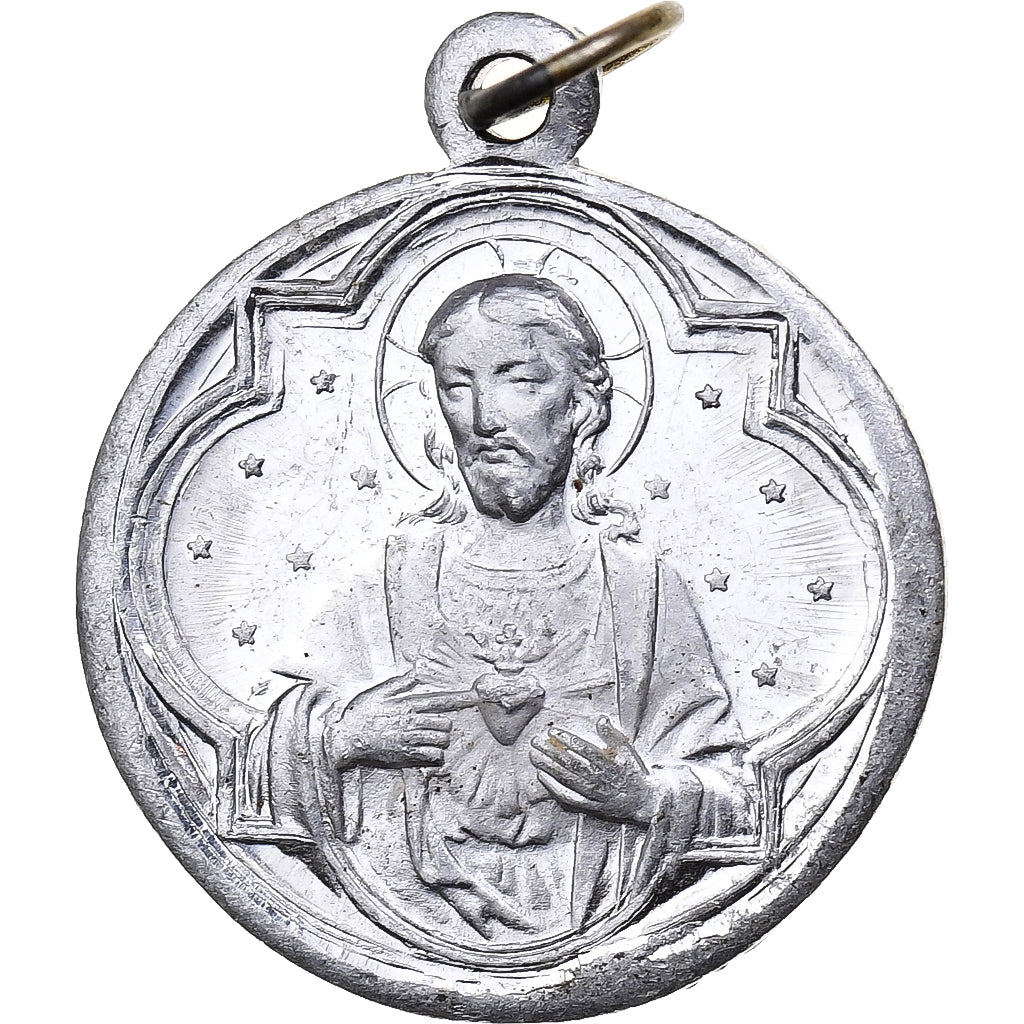 France, Medal, Diocèse de Cambrai, Sacré-Cœur, Aluminium, AU(55-58)