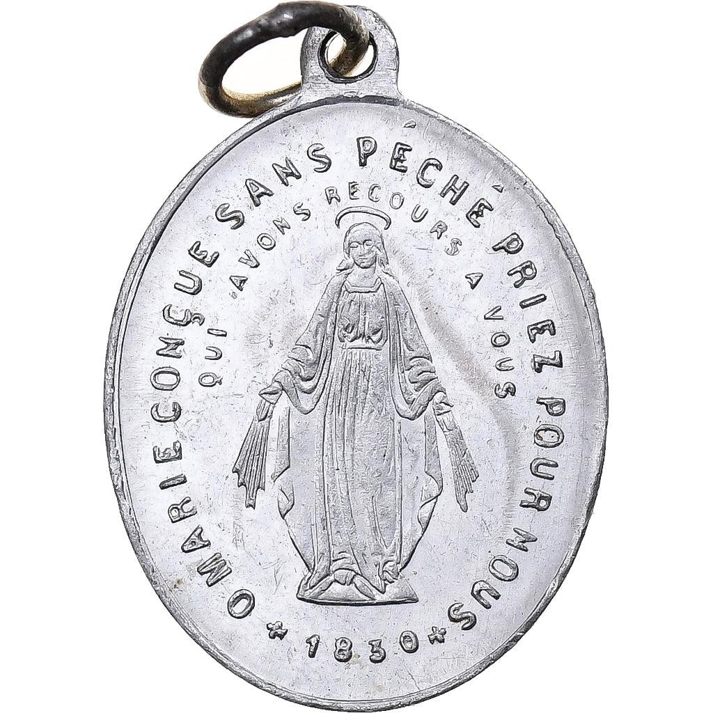 Francia, medalla, Notre-Dame-de-Grace, 1830, Aluminio, EBC