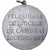 France, Medal, Pèlerinage du diocèse de Cambrai à Lourdes, 1912, Aluminium