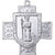 France, Medal, Pèlerinage du diocèse de Cambrai à Lourdes, 1912, Aluminium