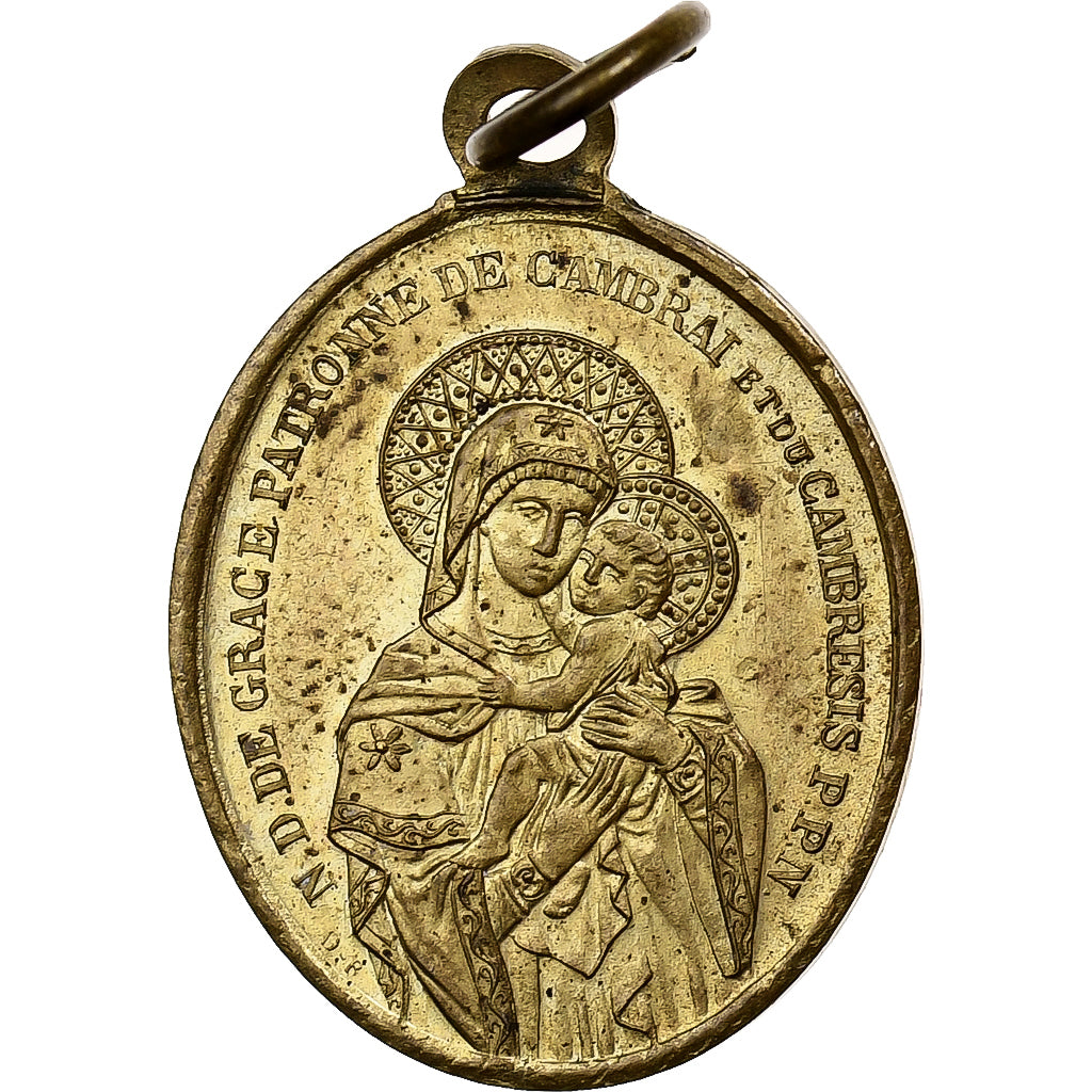 Frankrijk, Medaille, Notre-Dame-de-Grace, Marie Libératrice, 1871, Blik, PR