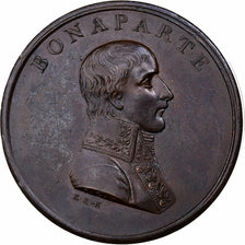 Francja, medal, Napoléon Bonaparte, Sagesse et Courage, 1801, Brązowy