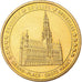 Belgium, Token, Europe, Brussels, Grand-Place, Gilt Bronze, MS(63)