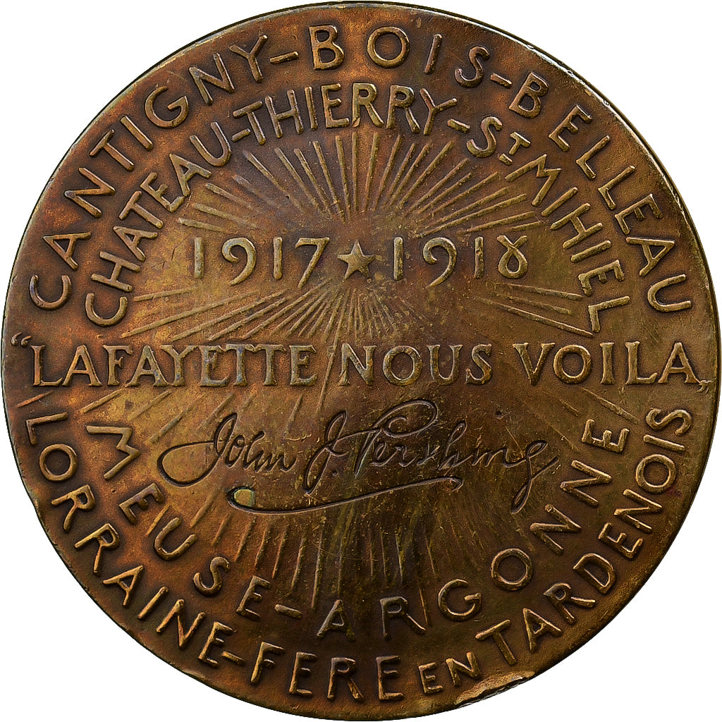 France, Medal, John Joseph Pershing, John Pershing, American Expeditionary