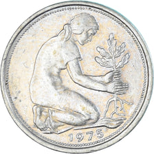 Munten, Duitsland, 50 Pfennig, 1975