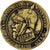 France, Satirical coin, Napoléon III, 1870, Brass, AU(55-58)