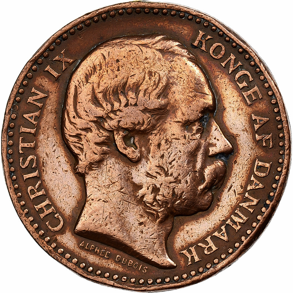 Danimarca, medaglia, Christian IX, For Deeltagelse I Kriegen, 1864, Bronzo