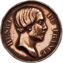Francia, medaglia, Henri V, Bronzo, Gayrard, BB+