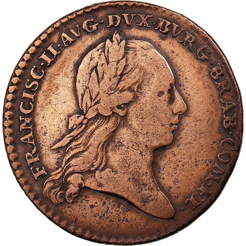 NIDERLANDY AUSTRIACKIE, medal, François II, Intronisation en Duc de Brabant