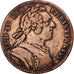 France, Token, Louis XV, Etats de Bourgogne, 1749, Copper, VF(30-35)