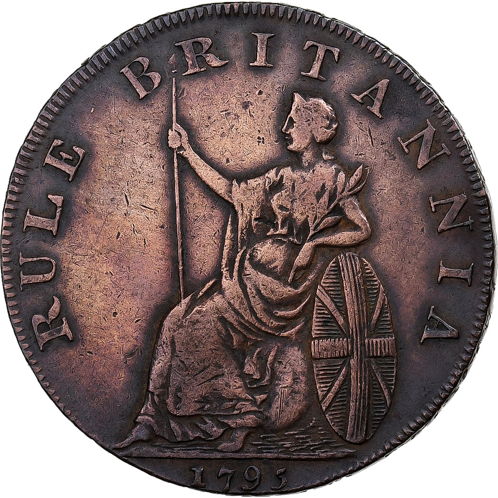 Great Britain, Token, Earl Howe, Glorious First of June, 1794, Copper, VF(30-35)