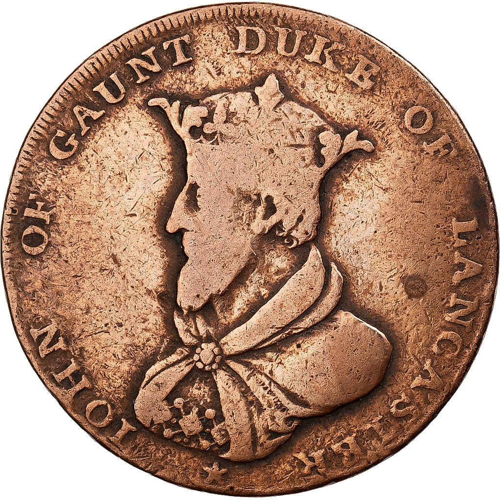 Great Britain, Halfpenny Token, John of Gaunt, Coventry, Copper, VF(20-25)