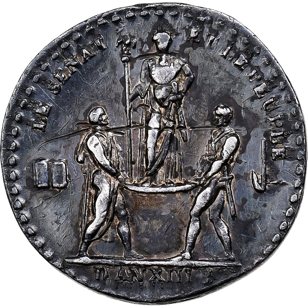 France, Medal, Napoleon I, Le Sénat et le Peuple, An XIII, Billon, Denon