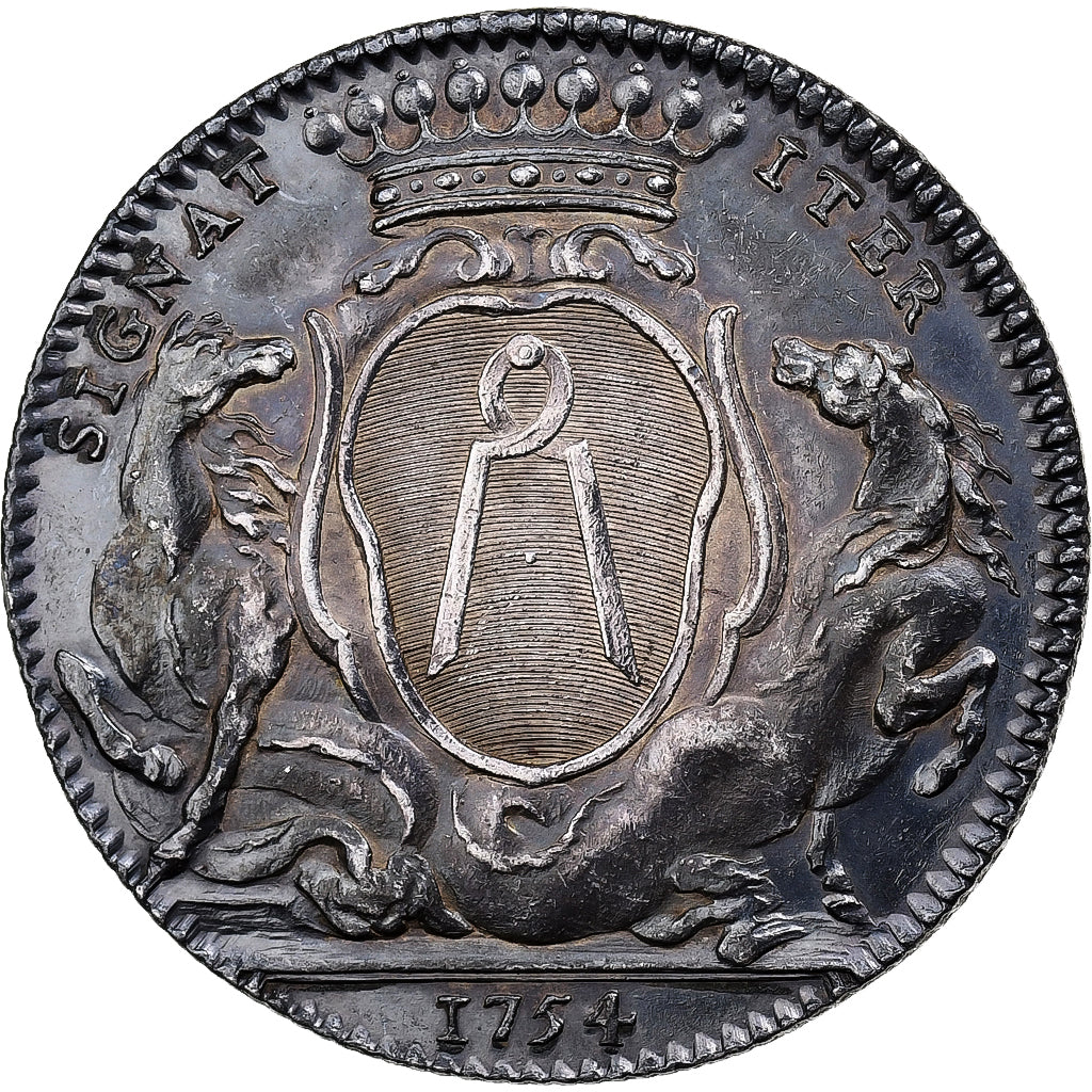 Frankreich, betaalpenning, Gelée de Premion, 1754, Silber, SS+