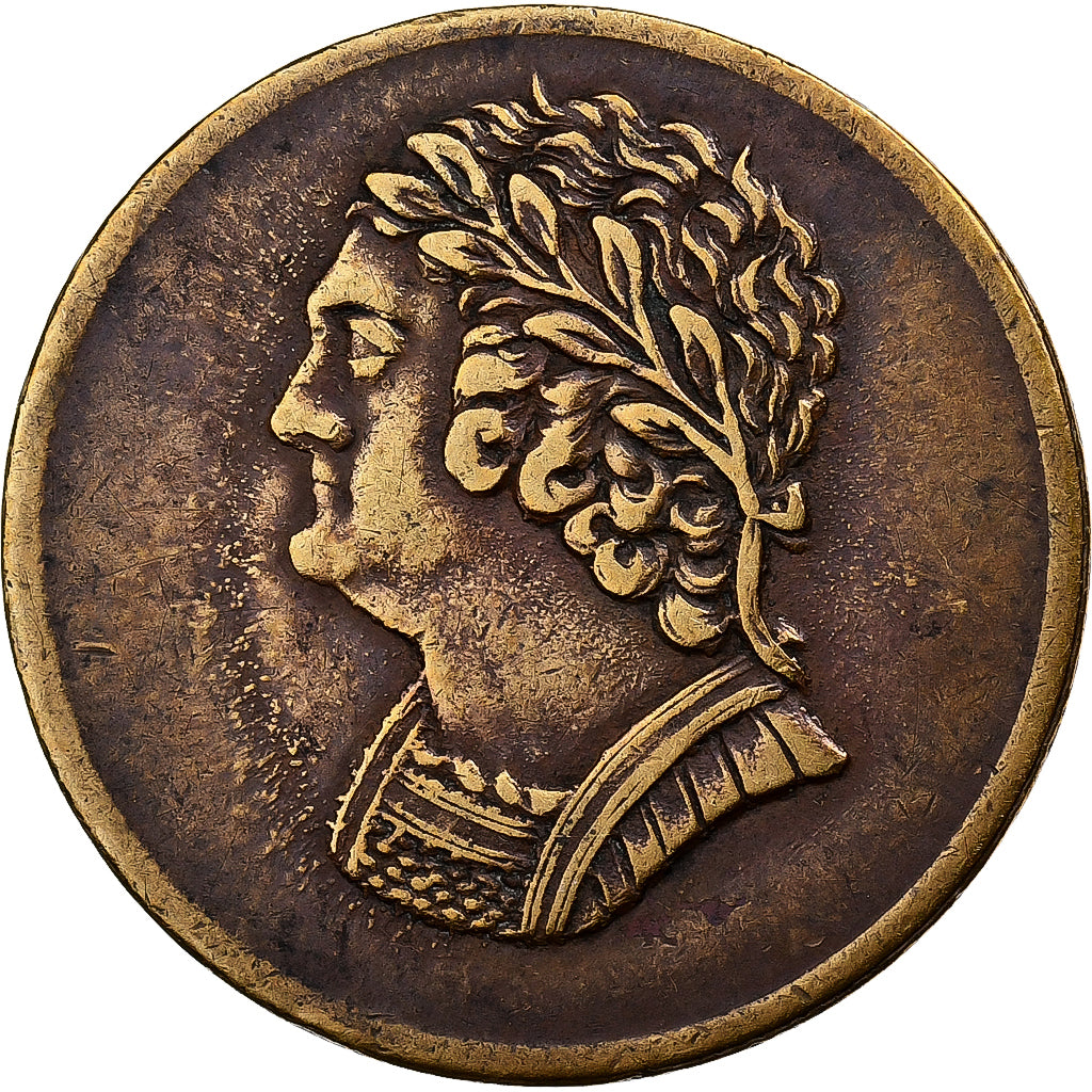 Canadá, Halfpenny Token, Bust and harp, 1820, Latão, VF(30-35)