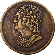 Canadá, Halfpenny Token, Bust and harp, 1820, Latão, VF(30-35)