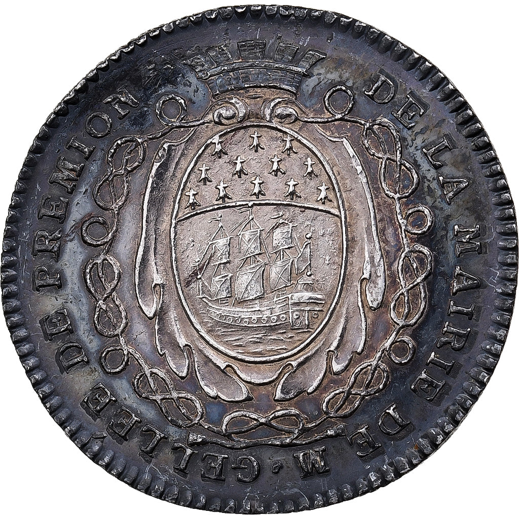 França, Token, Gelée de Premion, 1780-1781, Prata, AU(55-58)