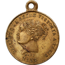 Francia, medalla, Victoria, Sébastopol succombe, 1855, Bronce dorado, EBC