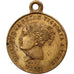 Francia, medalla, Victoria, Sébastopol succombe, 1855, Bronce dorado, EBC