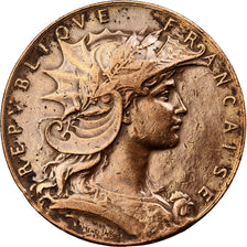 Francia, medalla, République Française, Bronce, Henri Dubois, MBC