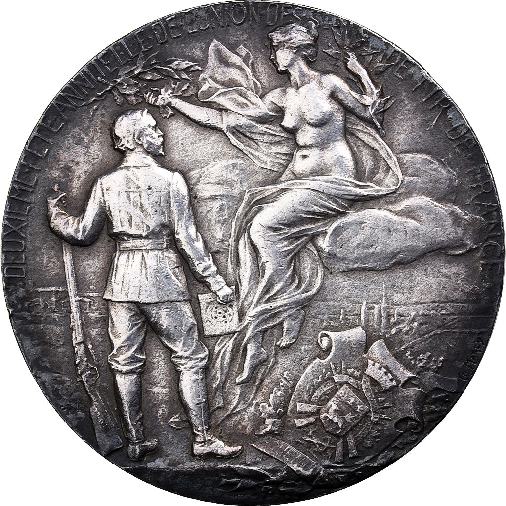 Francja, medal, Fête Annuelle de l'Union de Tir de France, Srebro