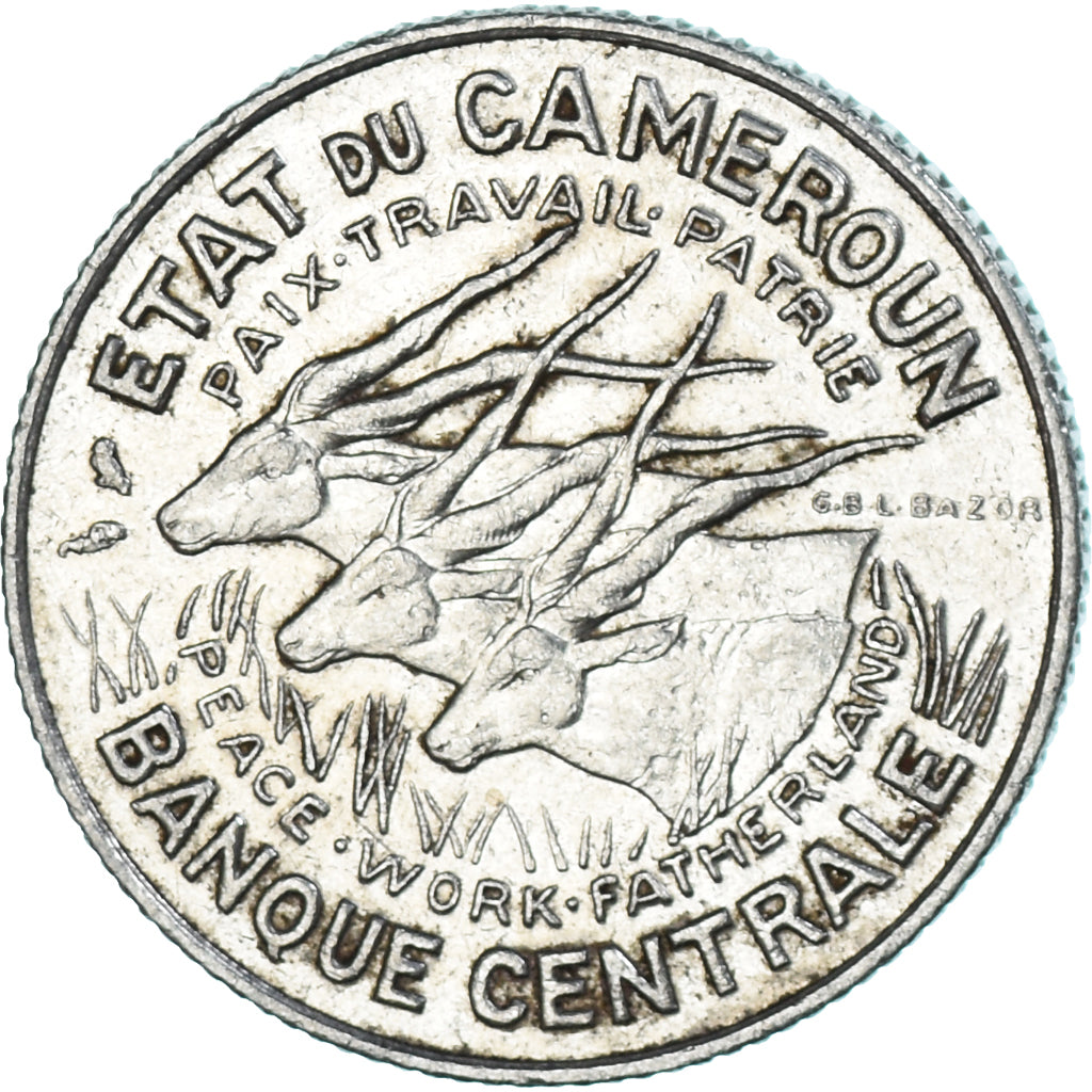 Moneta, Camerun, 100 Francs, 1968