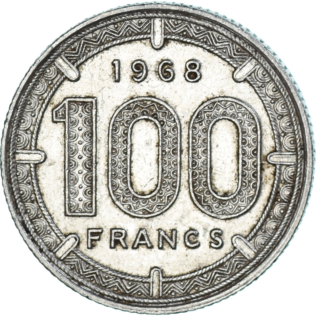 Moneta, Camerun, 100 Francs, 1968