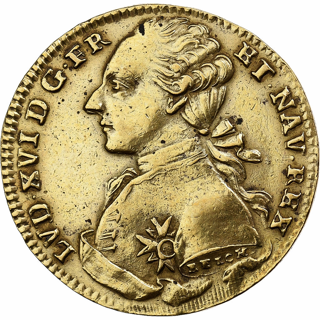 Alemania, Nuremberg token, Louis XVI, Felicitas publicas, Latón, MBC