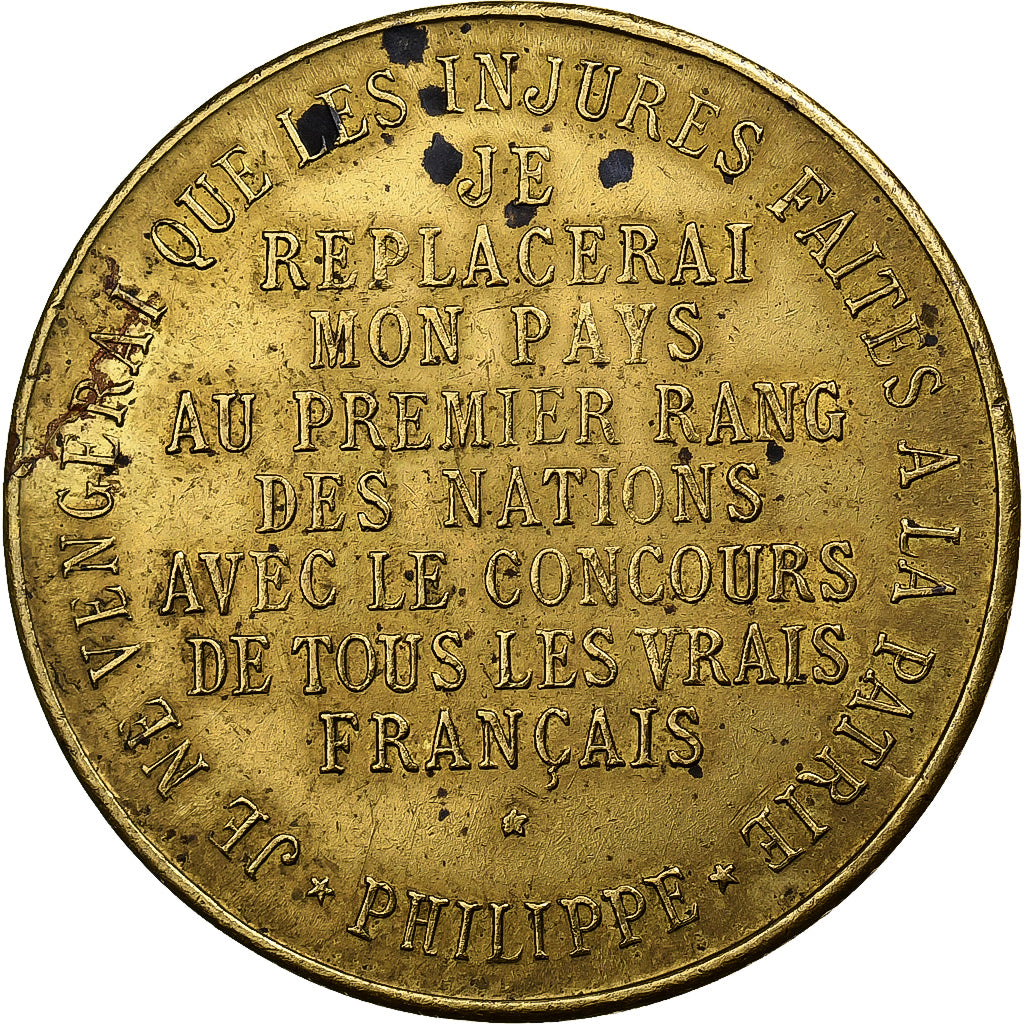 Frankrijk, Medaille, Philippe d'Orléans, 1900, Tin, PR
