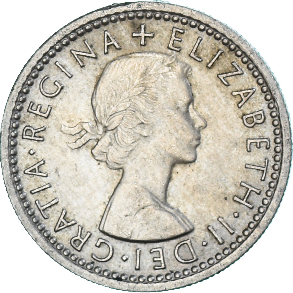 Monnaie, Grande-Bretagne, 6 Pence, 1964