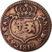 Venezuela, 1/4 Réal, 1818, Caracas, Rame, MB